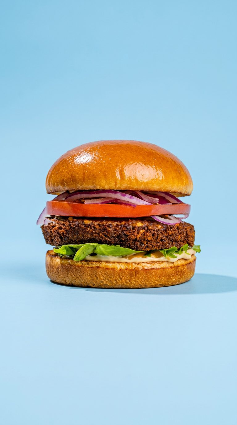 Veggie Burger at Peri Peri Grill House
